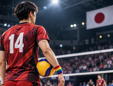 Japanse volleyballer bij artikel over Rui Takahashi en zijn coming-out