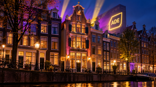 DJ Slimfit tijdens ADE in Amsterdam